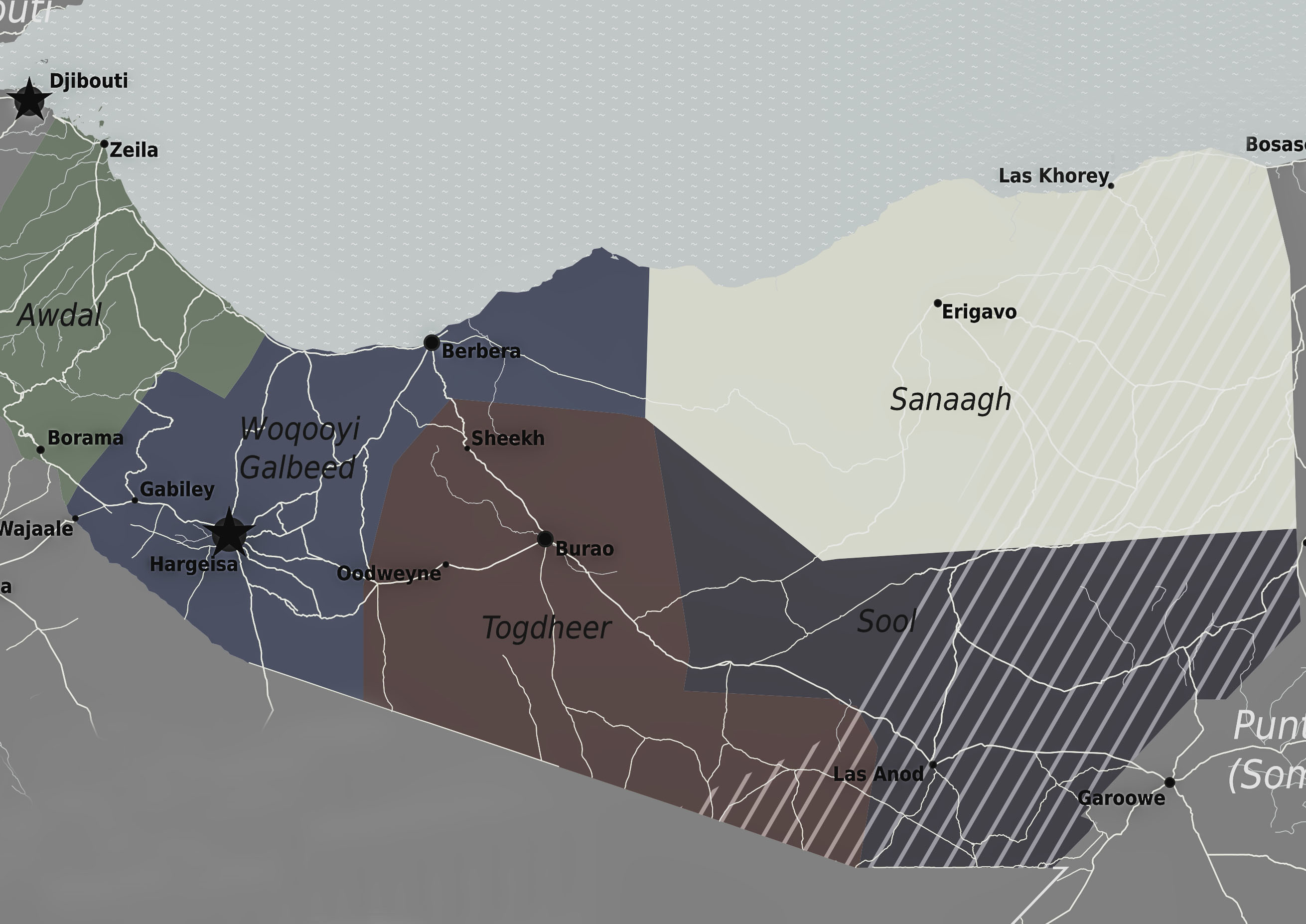 Somaliland map